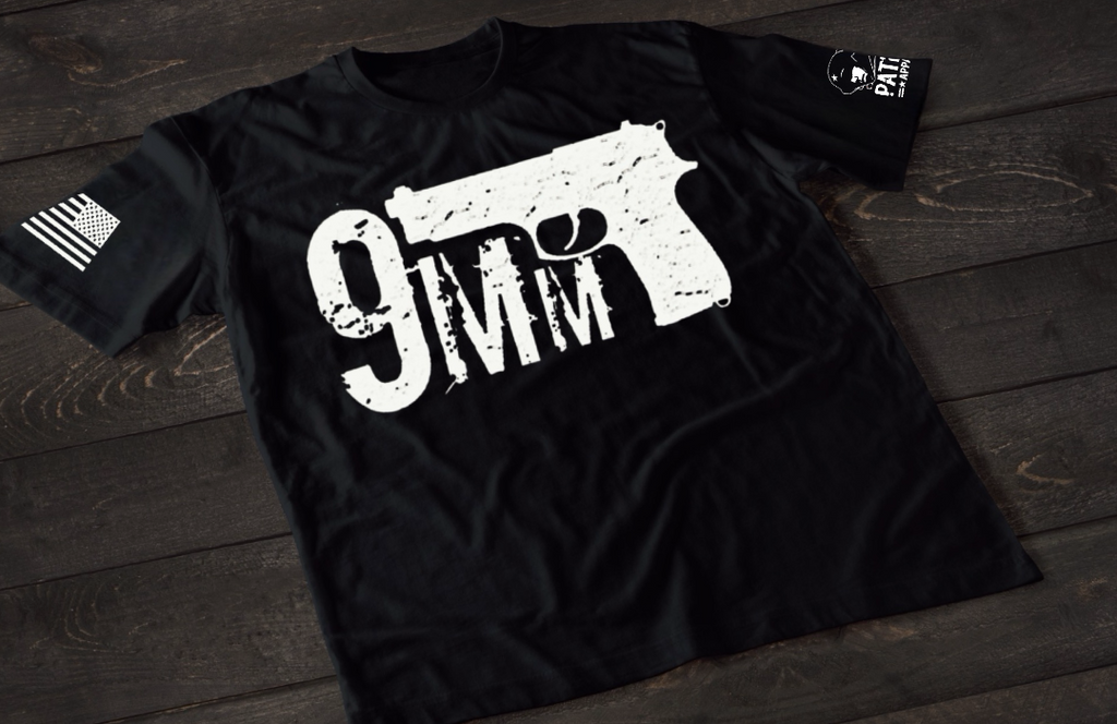 Patriot Apparel 9mm T-Shirt – Pistol Graphic Tactical T-shirt