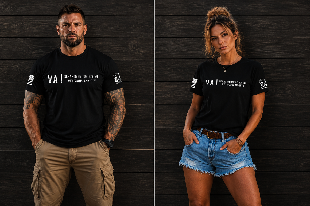 Patriot Apparel VA Department of Giving Veterans Anxiety T-Shirt