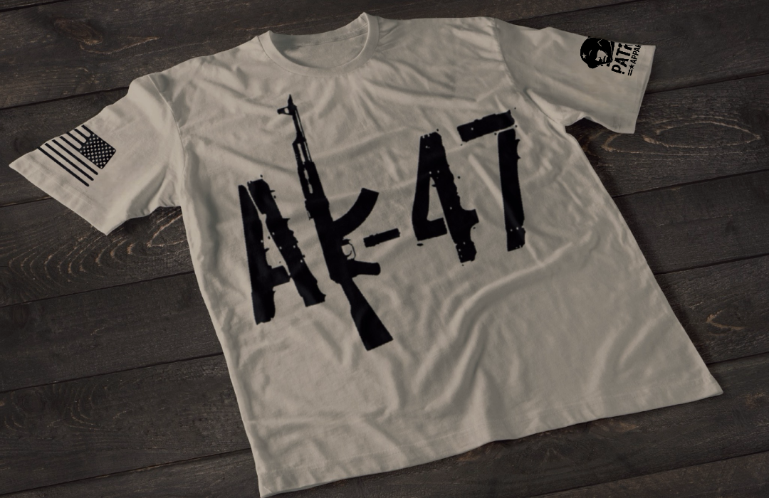 Patriot Apparel AK-47 T-Shirt – Tactical Rifle Graphic T-shirt