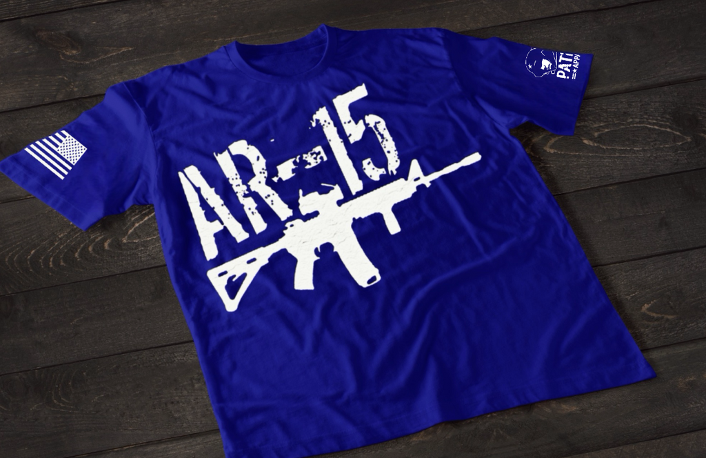 Patriot Apparel AR-15 T-Shirt – Tactical Patriotic Rifle Graphic T-shirt