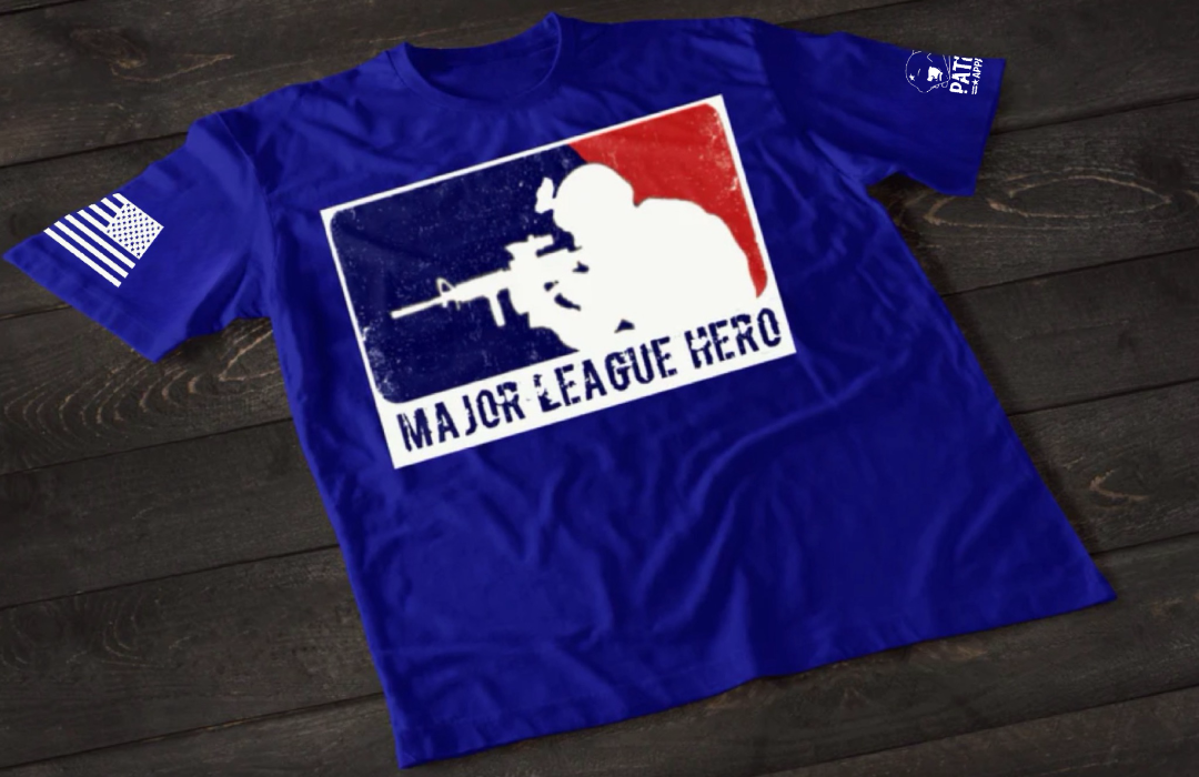 Patriot Apparel Major League Hero T-Shirt – Tactical Military Graphic T-shirt