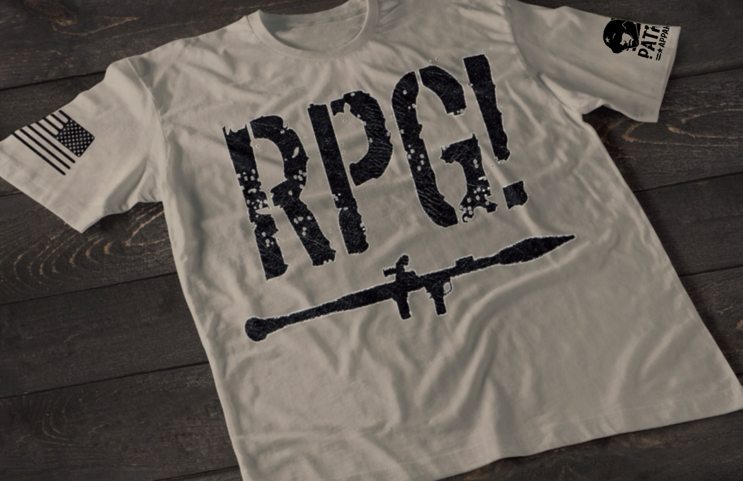 Patriot Apparel RPG T-Shirt – Tactical Military Rocket Launcher Graphic T-shirt