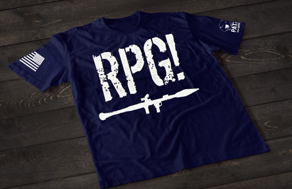 Patriot Apparel RPG T-Shirt – Tactical Military Rocket Launcher Graphic T-shirt