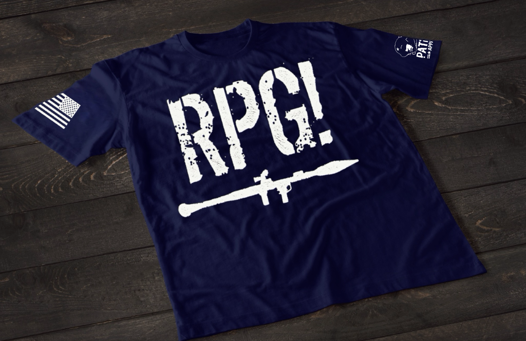 Patriot Apparel RPG T-Shirt – Tactical Military Rocket Launcher Graphic T-shirt