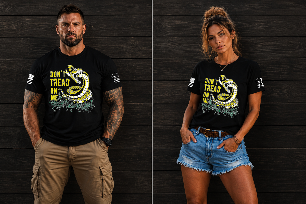 Patriot Apparel Don't Tread on Me T-Shirt – Gadsden Flag