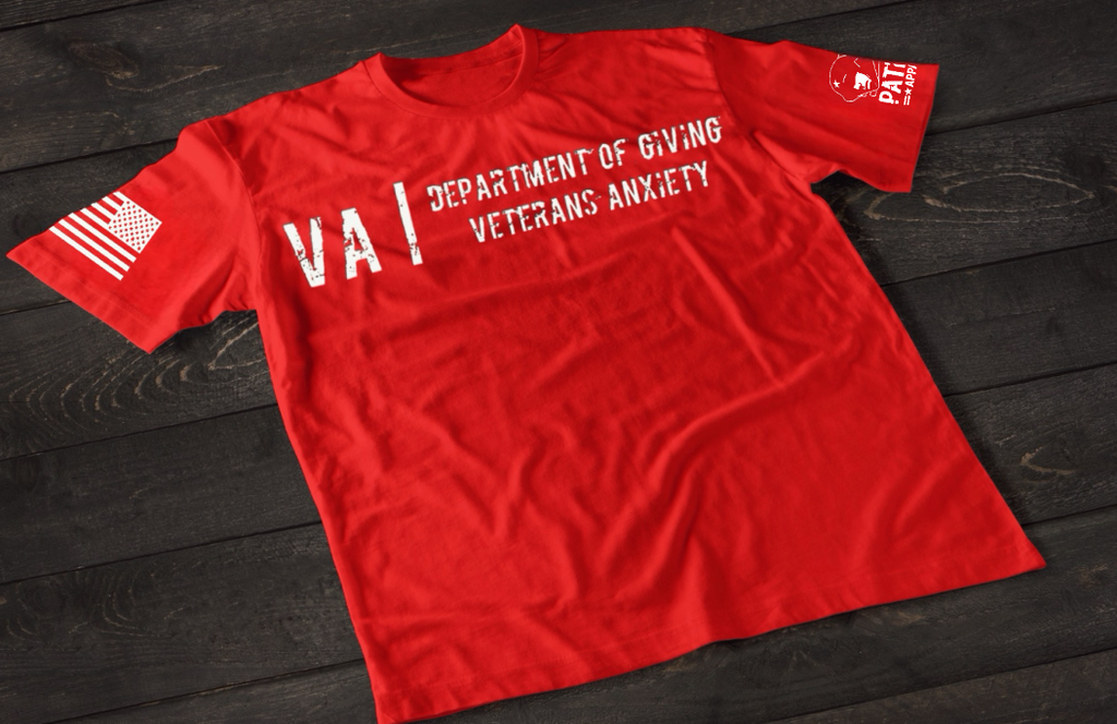 Patriot Apparel VA Department of Giving Veterans Anxiety T-Shirt – Veteran Humor Graphic T-shirt