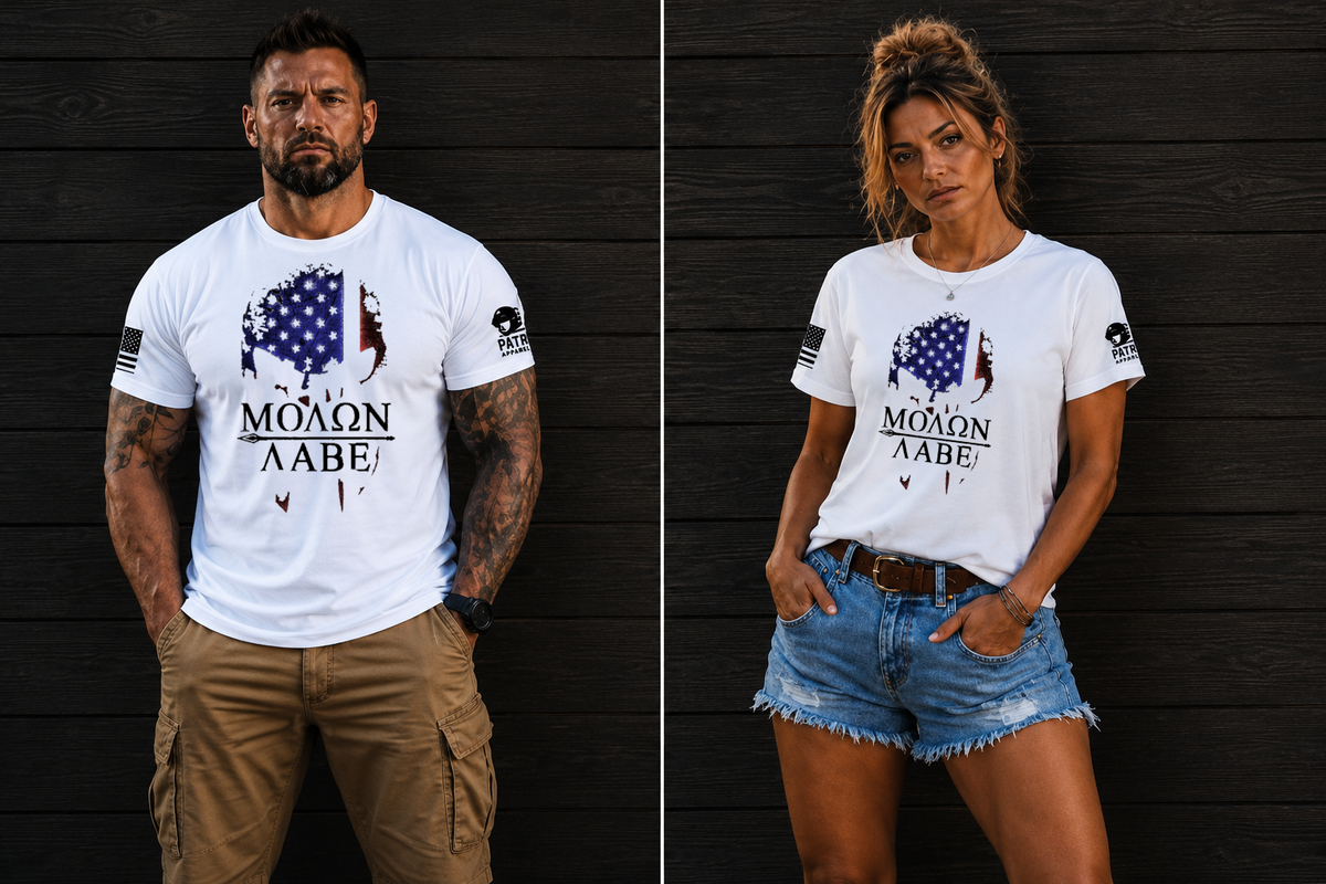 Patriot Apparel Molon Labe T-Shirt – Spartan Warrior Design